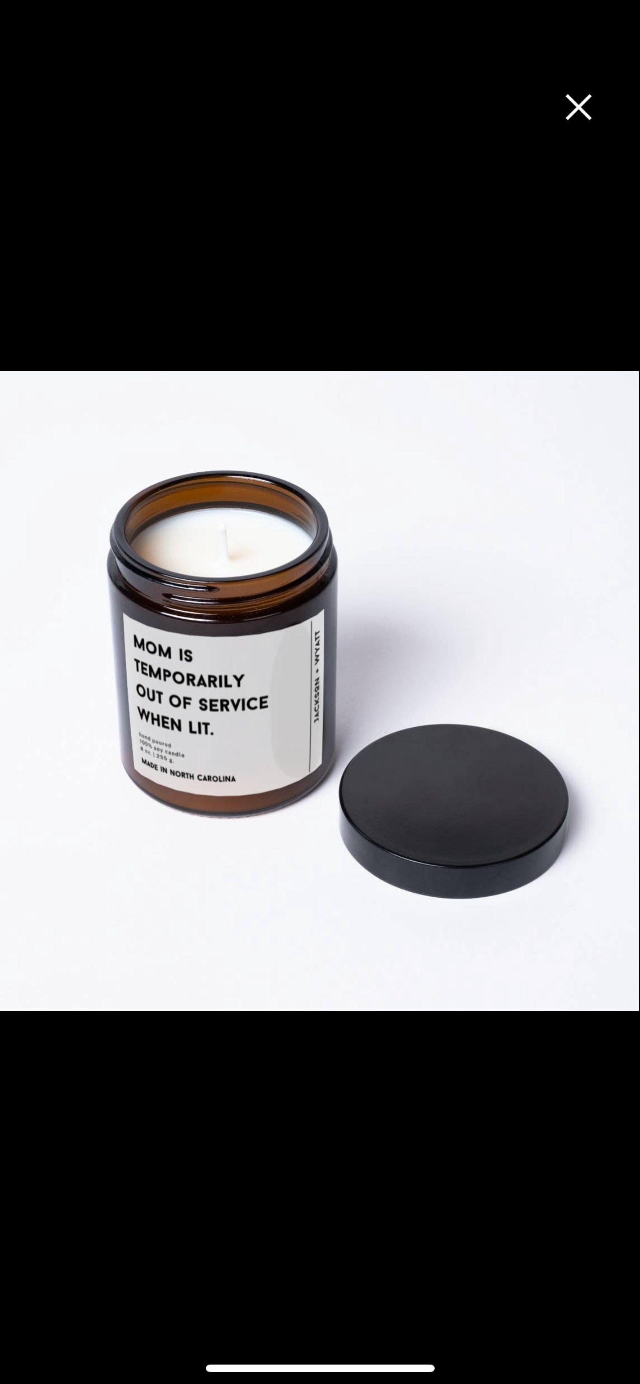 Mom Is Out of Service Candle 8 oz (Garden Mint scent)